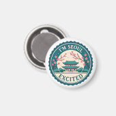 Ich bin Seoul aufgeregt über Korea Magnet (Vorderseite/Rückseite)