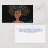 ICH BIN SERIEN - FÜR FARBEN VISITENKARTE (Vorne/Hinten)