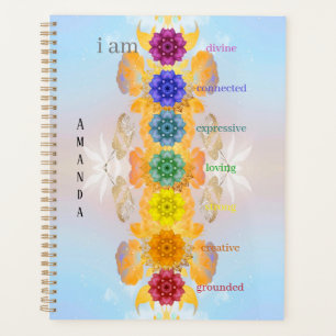 Ich bin Seven Chakra Mandala Personalisiert Planer