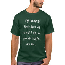 Ich bin - Shirt vegan