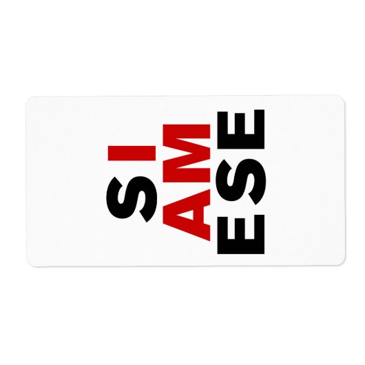 ICH BIN SIAMESE (Vorne)