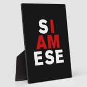 ICH BIN SIAMESE FOTOPLATTE (Seite)