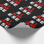 ICH BIN SIAMESE GESCHENKPAPIER (Ecke)