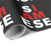 ICH BIN SIAMESE GESCHENKPAPIER (Rolleneckpunkt)