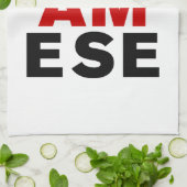 ICH BIN SIAMESE HANDTUCH (Gefaltet)