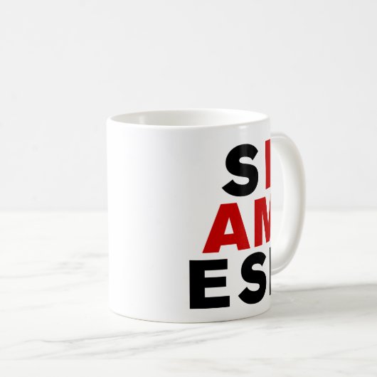 ICH BIN SIAMESE KAFFEETASSE (VorderseiteRechts)