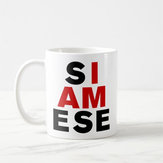ICH BIN SIAMESE KAFFEETASSE (Links)