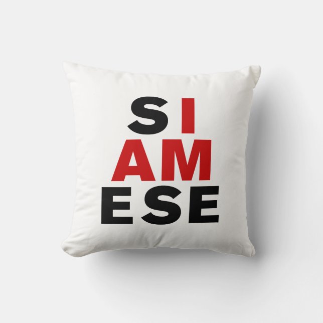 ICH BIN SIAMESE KISSEN (Vorderseite)
