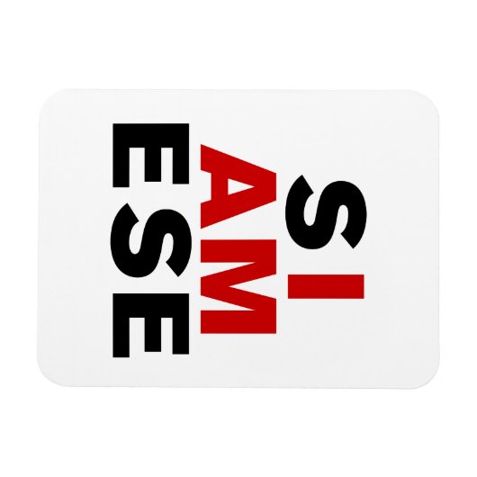 ICH BIN SIAMESE MAGNET (Horizontal)