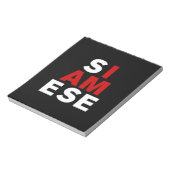 ICH BIN SIAMESE NOTIZBLOCK (Rotiert)