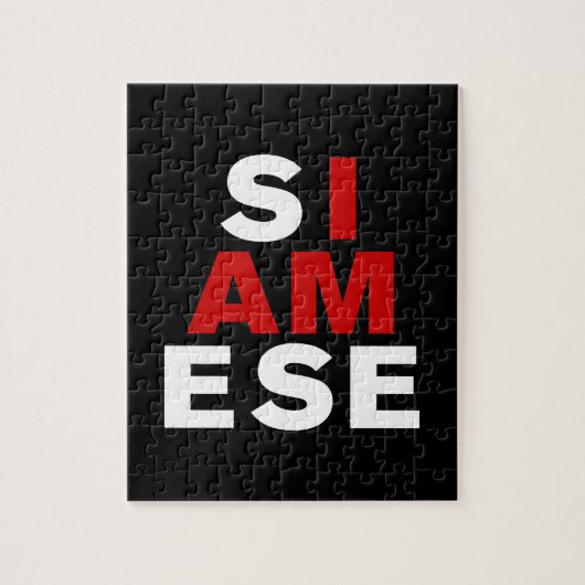 ICH BIN SIAMESE PUZZLE (Vertikal)