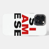 ICH BIN SIAMESISCH iPhone HÜLLE (Rückseite (Horizontal))