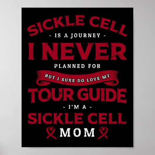 Ich bin Sichelzellanämie Mama - Sichelzellkrankhei Poster (Vorne)