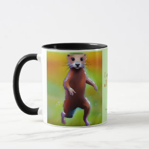 Ich bin sicher, alles ist ruhig, Mantra künstleris Tasse