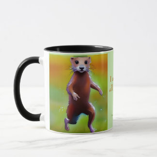 Ich bin sicher, alles ist ruhig, Mantra künstleris Tasse