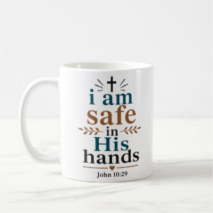 Ich bin sicher in seinen Händen Klassischer christ Kaffeetasse