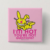 Ich bin Sie bin nicht heiß Button (Vorderseite)