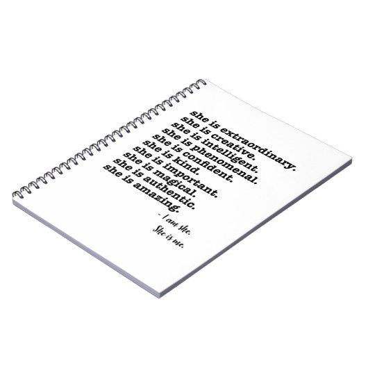 Ich bin sie. Sie ist ich. Notizblock (Linke Seite)