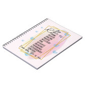 Ich bin sie und sie ist mein Notebook Notizblock (Linke Seite)