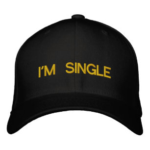 Ich bin SINGLE Bestickte Kappe