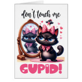Ich bin Single Grumpy Cat Card (Vorne)