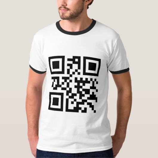 Ich bin Single QR T - Shirt (Vorderseite)