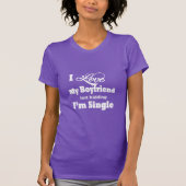 Ich bin Single T-Shirt (Vorderseite)