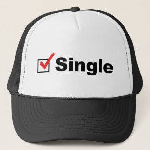 Ich bin Single und verfügbar Truckerkappe