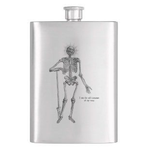 Ich bin Skeleton! Flachmann