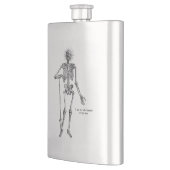 Ich bin Skeleton! Flachmann (Links)