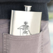 Ich bin Skeleton! Flachmann (Beispiel)