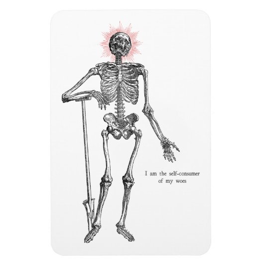 Ich bin Skeleton! Magnet (Vertikal)
