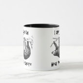 Ich bin Sloth höre mich Snore! Tasse (Zentrum)