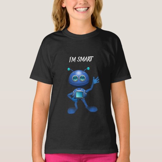 ICH BIN SMART GIRL T-Shirt (Vorderseite)