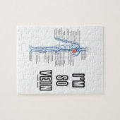 Ich bin so Ader (Kreislaufsystem-Anatomie-Adern) Puzzle (Horizontal)