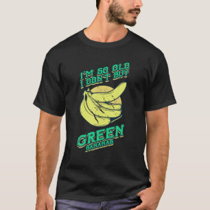 Ich bin so alt lustige grüne Bananen Retro Vintag T-Shirt