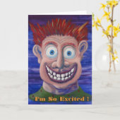 Ich bin so aufgeregt! karte (Gelbe Blume)