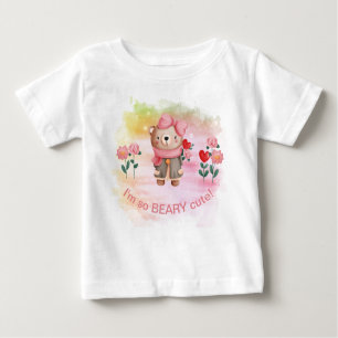 'Ich bin so beary Niedlich' kleiner Girl Bär Baby T-shirt