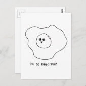 Ich bin so begeistert postkarte (Vorne/Hinten)