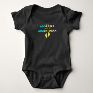 Ich bin so bezaubernd, dass ich Argentinier Funny Baby Strampler