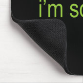 Ich bin so Bride Brat Bachelorette Bridal Bratchel Mousepad (Ecke)