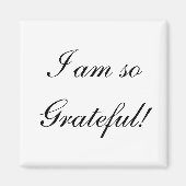 Ich bin so dankbar! magnet (Vorne)