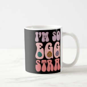 Ich bin so Egg-stra Niedliche Bunny Egg Hunt Retro Kaffeetasse