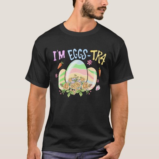 Ich bin so Eggstra Funny Happy Ostereier Pullover (Vorderseite)