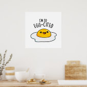 Ich bin so Ei-friggierend lustiger gebratener Ei-W Poster (Küche)
