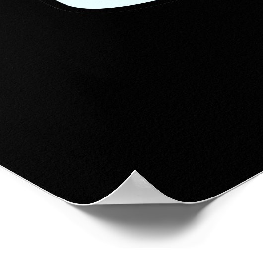 Ich bin so eig zitiert Funny Egg Pun Dark BG Poster (Ecke)