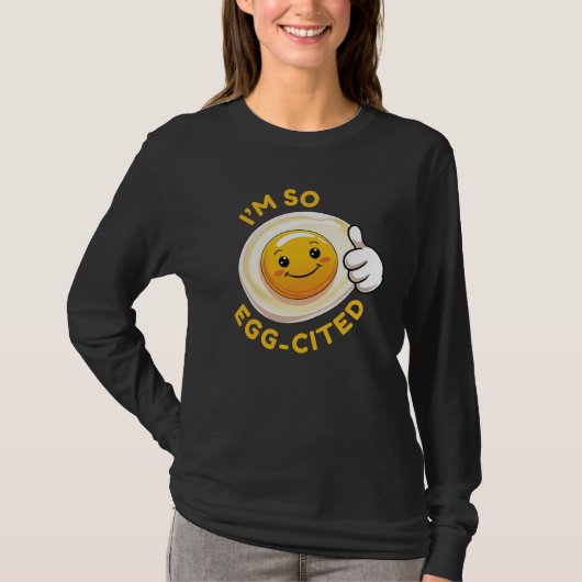 Ich bin so eig-zitiert! Funny Niedlich Egg Pun Swe T-Shirt (Vorderseite)