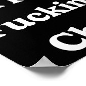 Ich bin so ein fettes Foring Chud Zitat Selbst abw Poster (Ecke)
