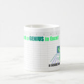 "Ich bin so ein Genie in Excel" Tech-Nerd Kaffeetasse (Mittel)