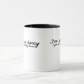 Ich bin so extravagant, dass du es schon weißt tasse (Zentrum)